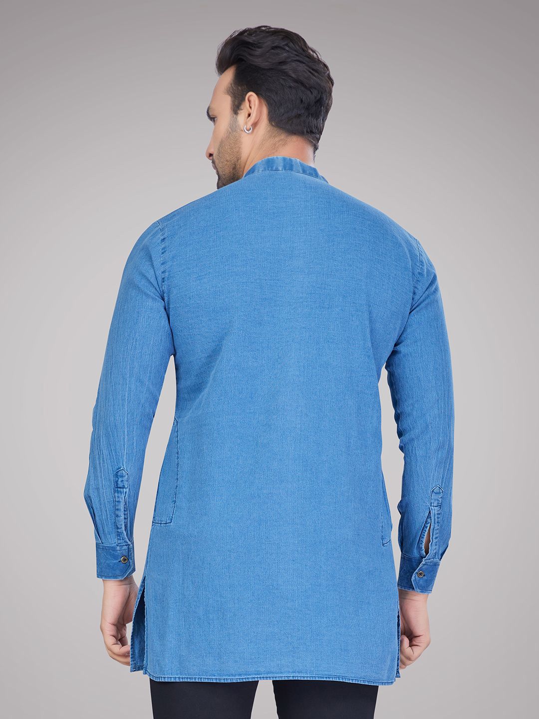 Men Mandarin Collar Kurta