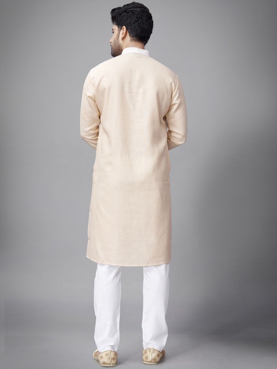 Men Solid Kurta with Pyjamas