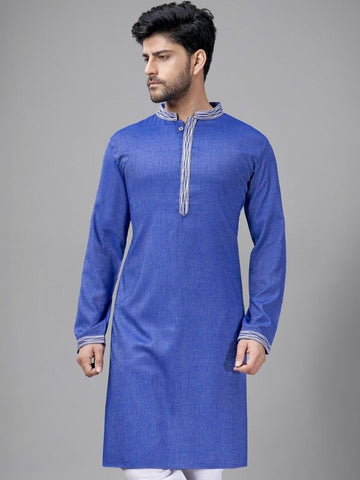 Men Yoke Design Kurta