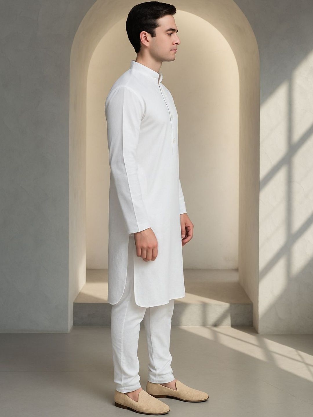 Men Regular Pure Cotton Kurta with Pyjamas