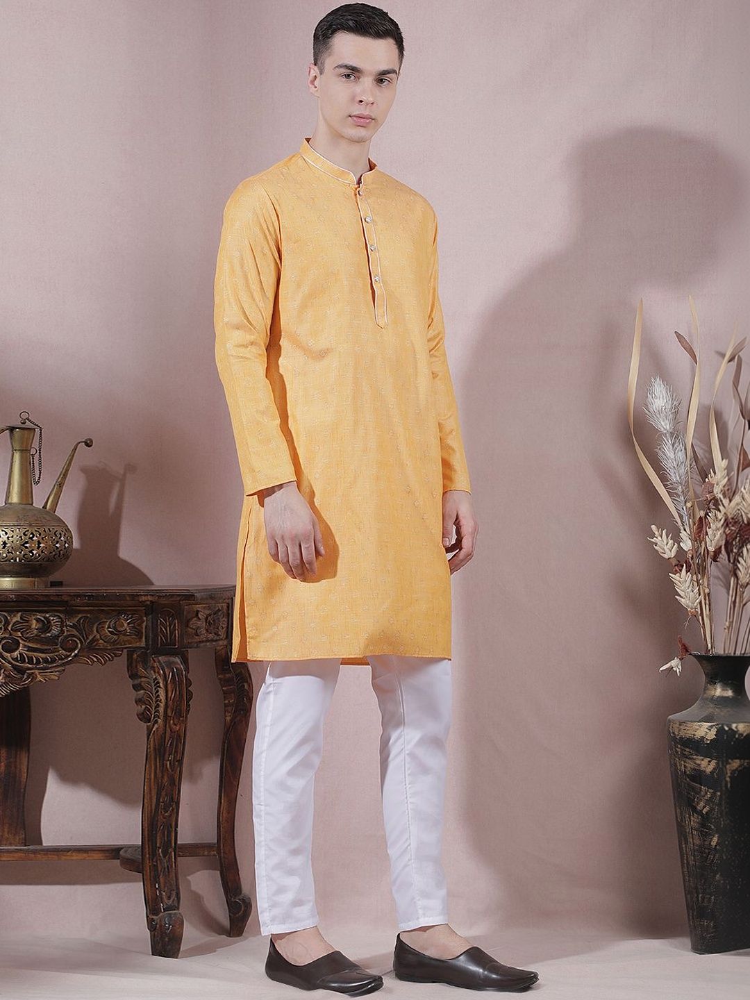 Men Regular Kurta with Trousers