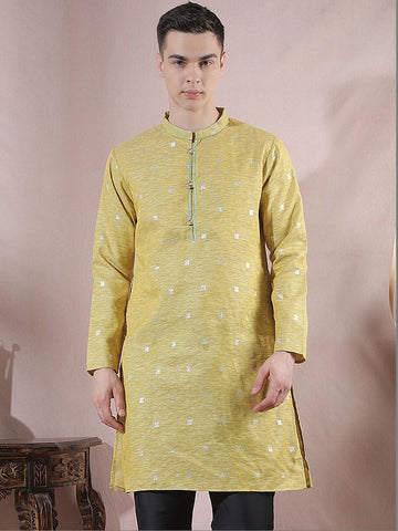 Men Jacquard Kurta