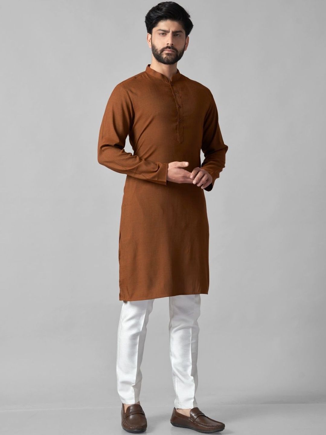 Men Regular Pure Cotton Kurta with Pyjamas
