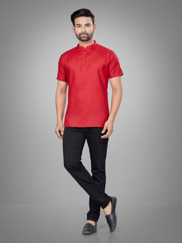 Mandarin Collar Pure Cotton Straight Kurta