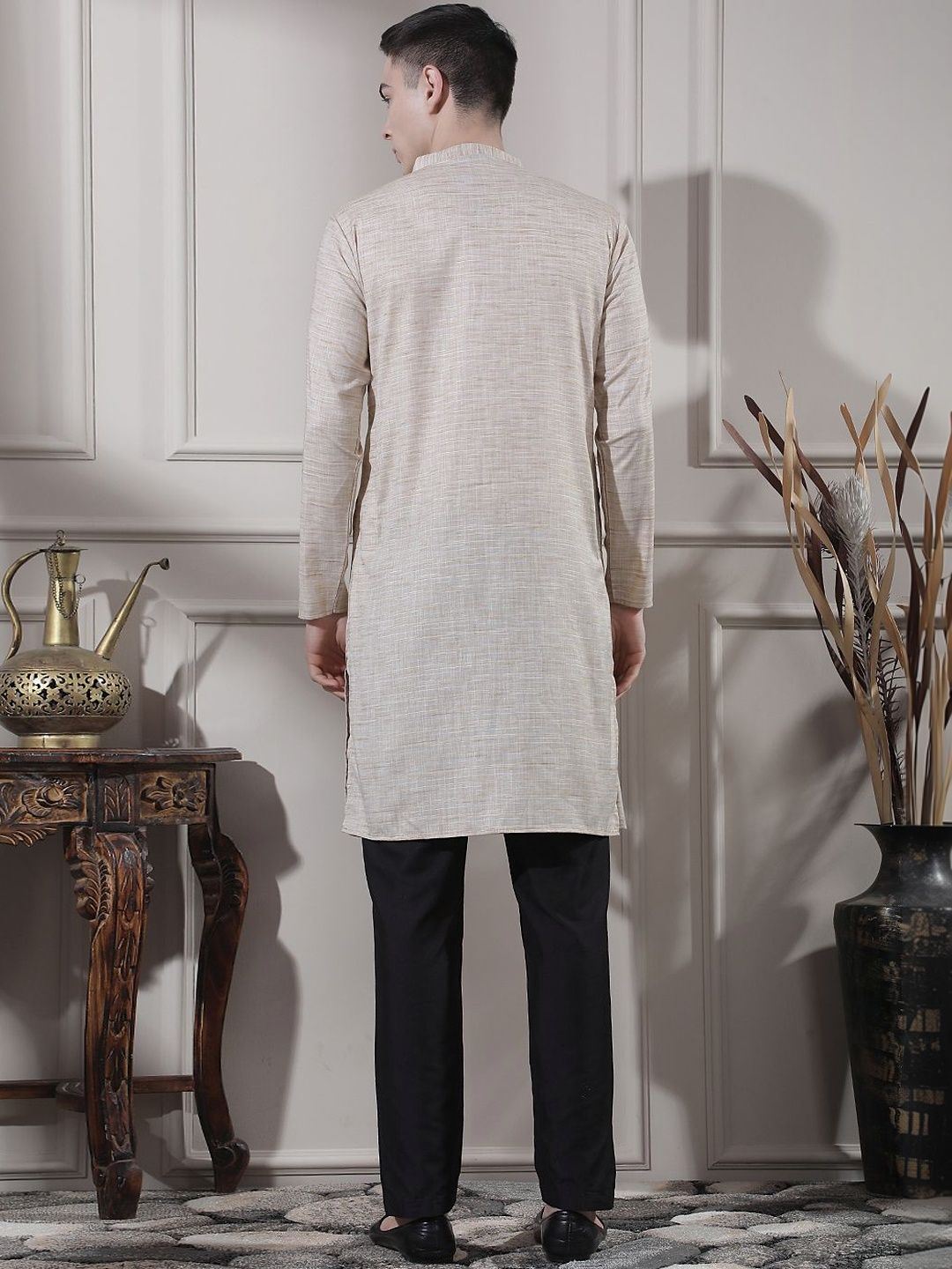 Men Regular Kurta with Trousers