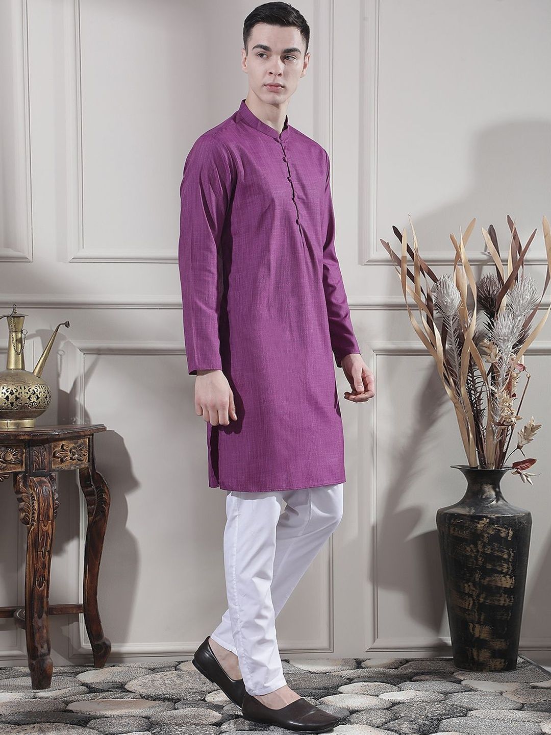 Men Khadi Khadi Kurta