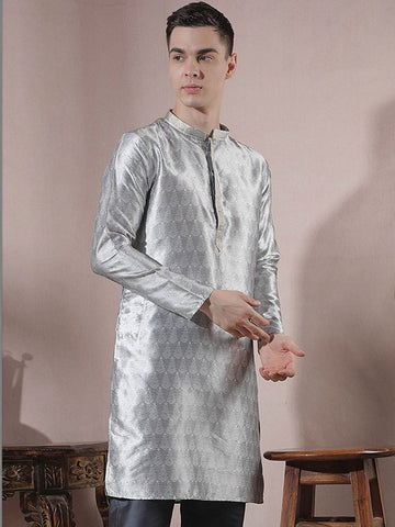 Men Jacquard Kurta