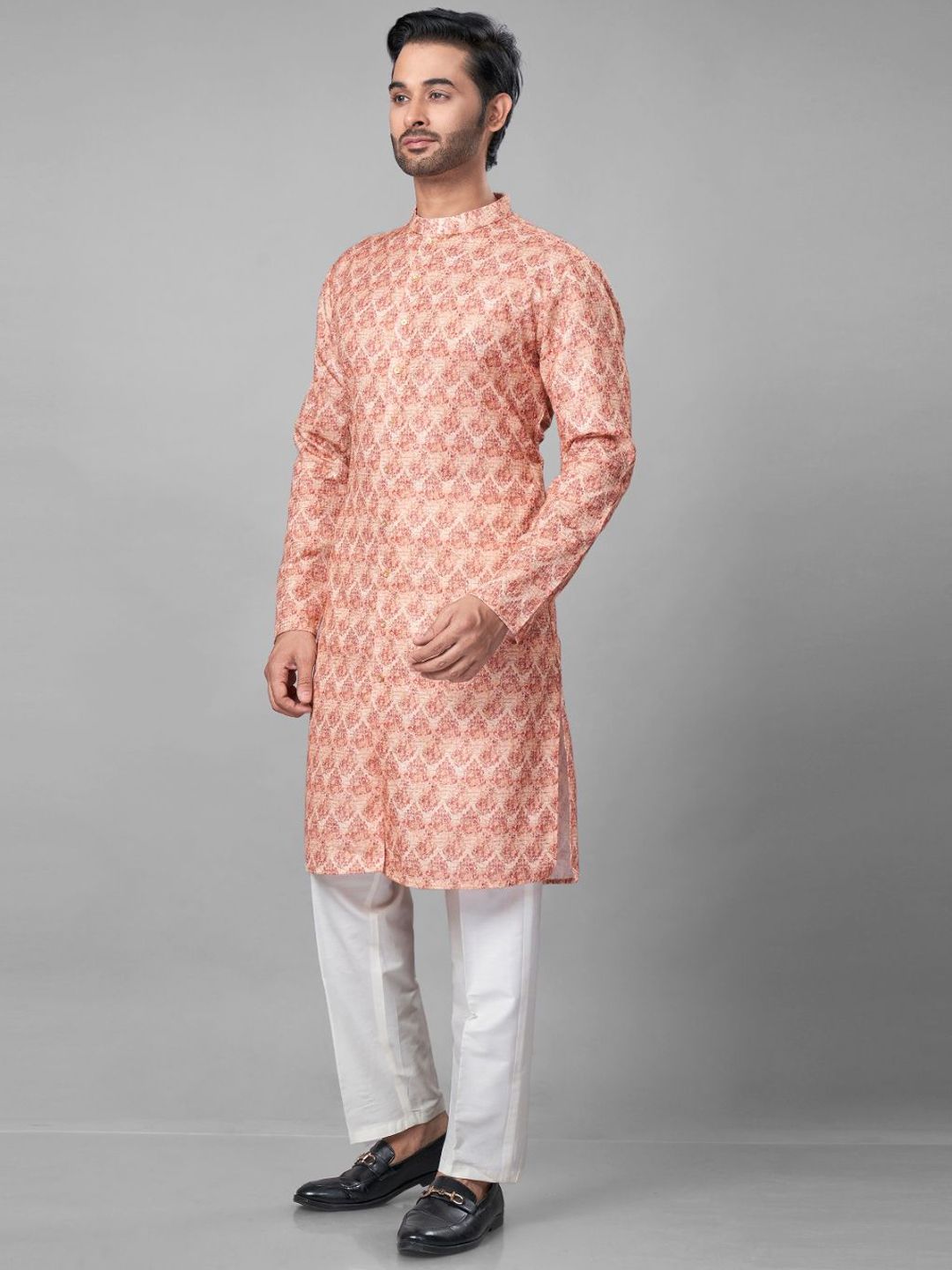 Men Ethnic Motifs Printed Kurta with Pyjamas