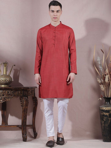 Men Regular Kurta with Churidar