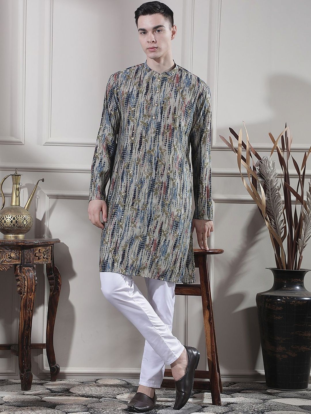 Men Printed Kurta