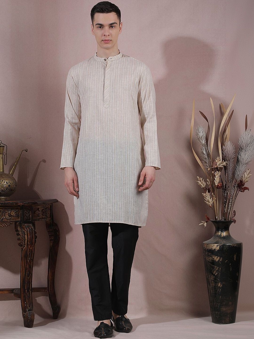 Men Regular Kurta with Trousers