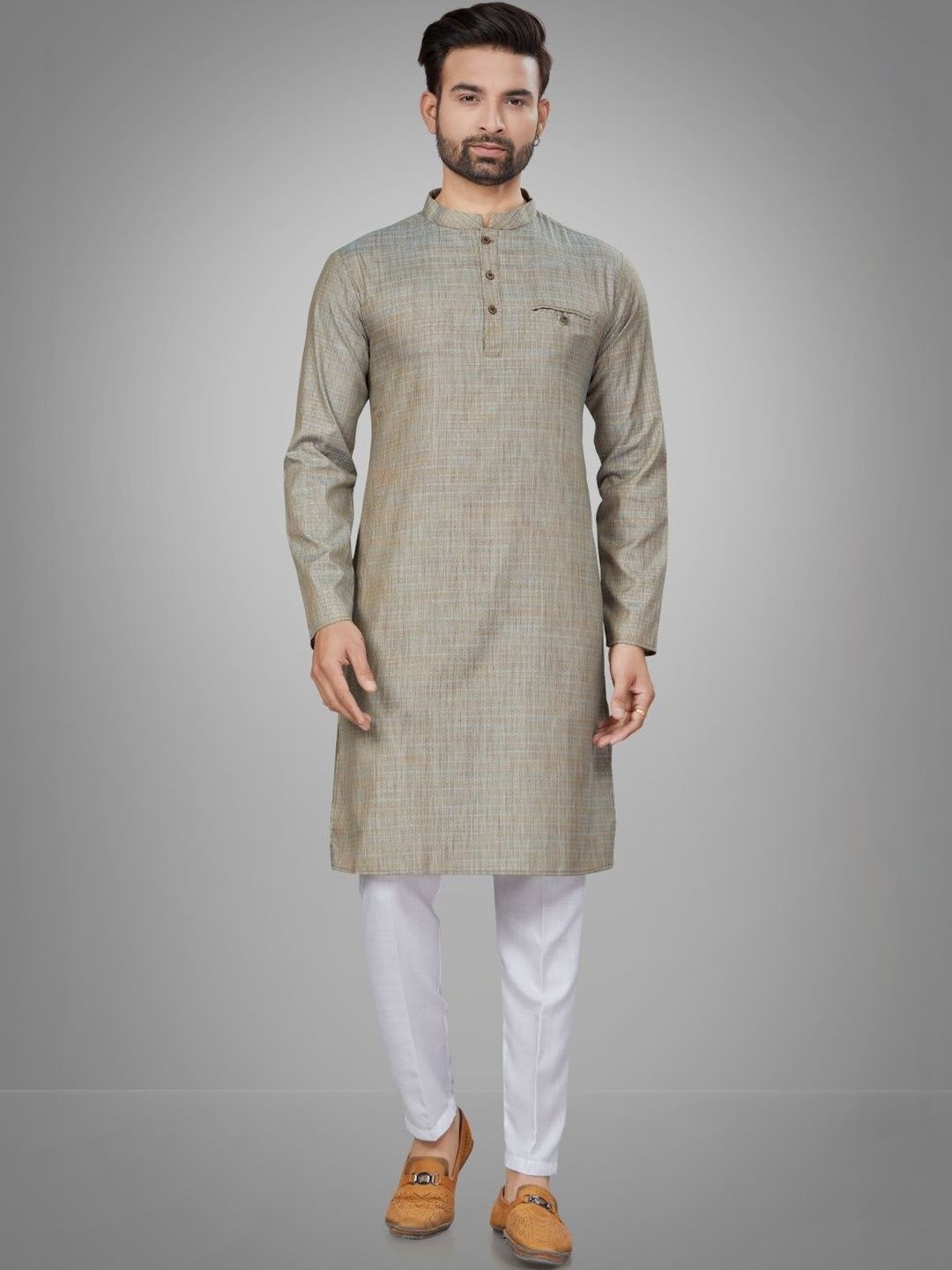 Men Regular Kurta with Pyjamas