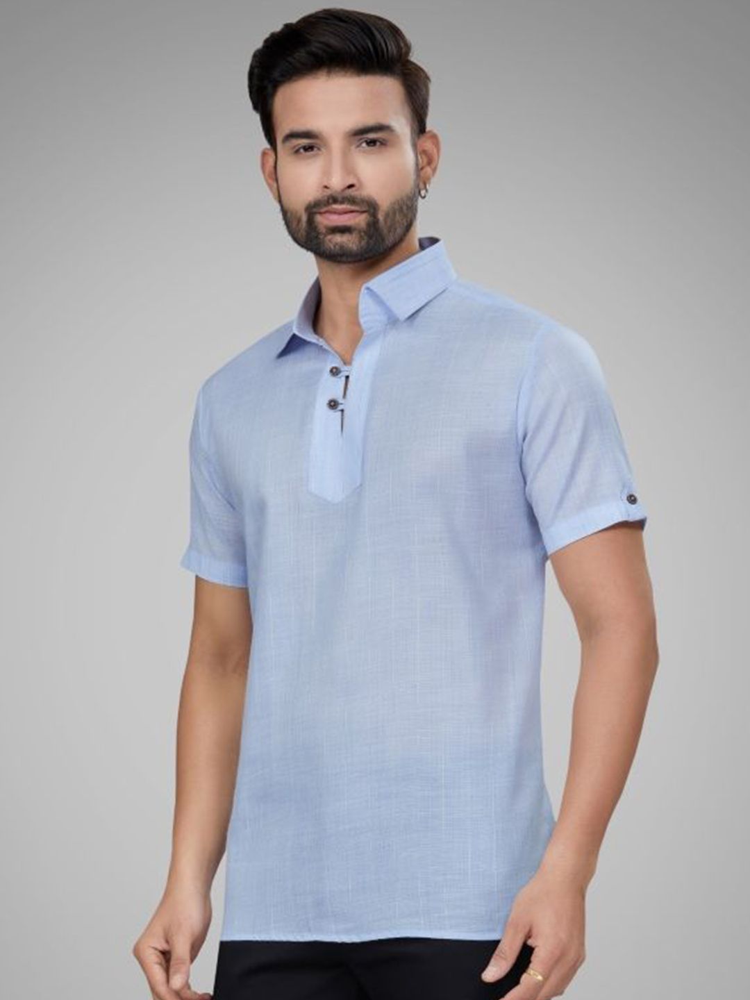 Men Shirt Collar Yoke Design Kurta