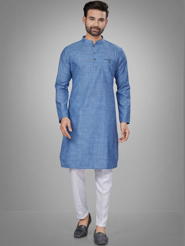 Men Regular Kurta with Trousers
