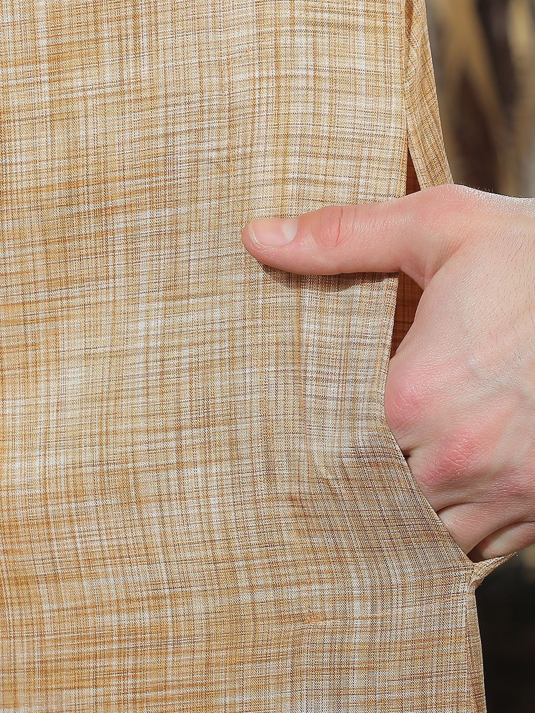 Men Regular Thread Work Kurta with Pyjamas
