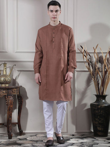 Men Regular Kurta with Churidar