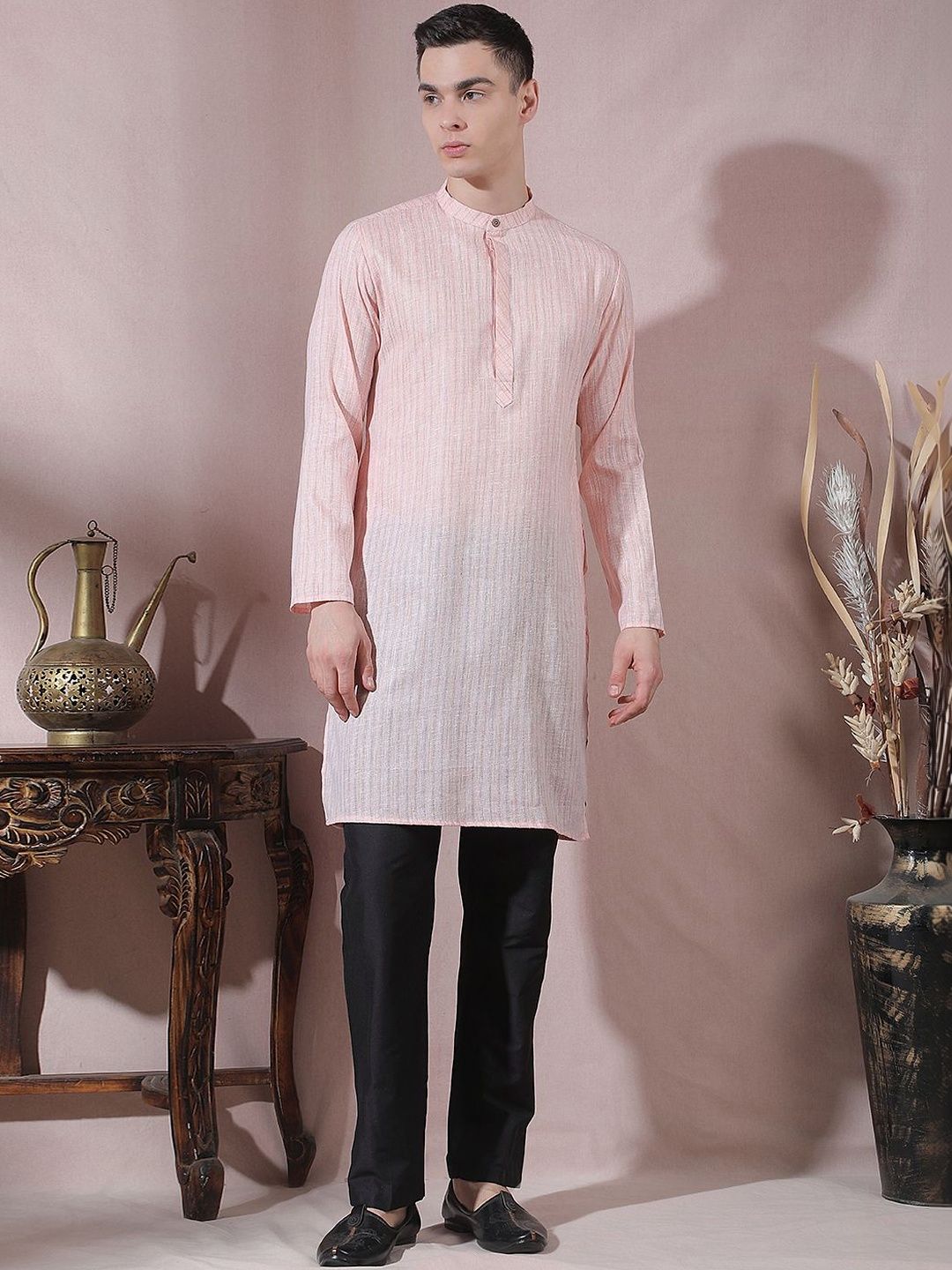 Men Regular Kurta with Trousers