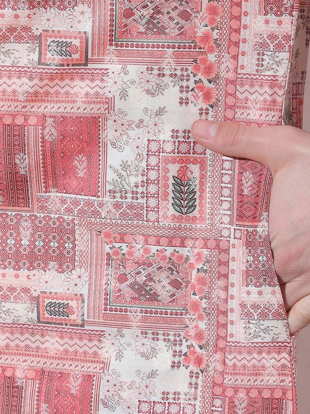 Men Jacquard Jacquard Kurta