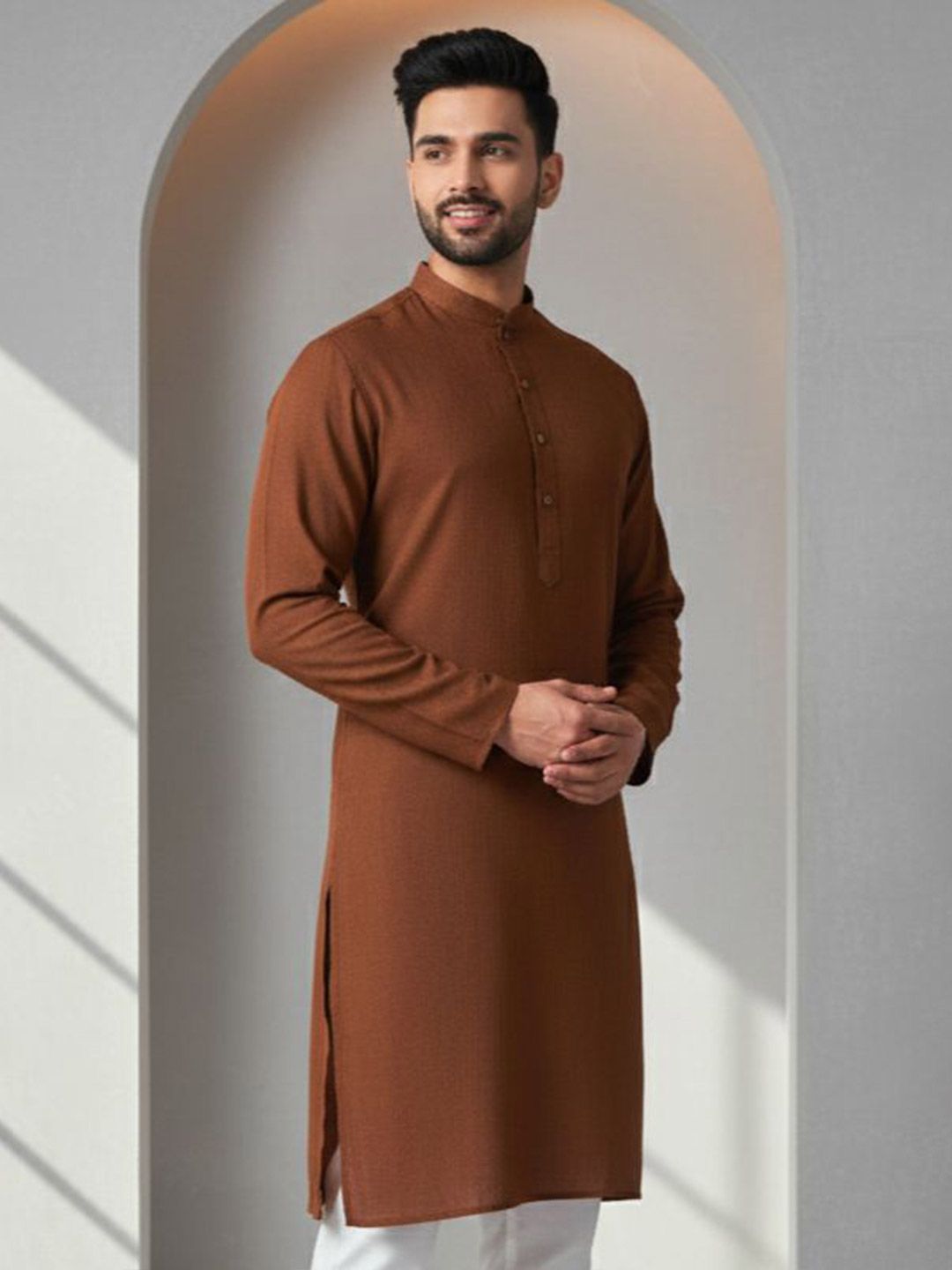 Men Thread Work Kurta
