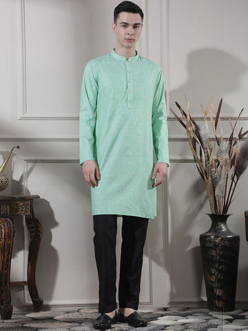 Men Regular Kurta with Trousers