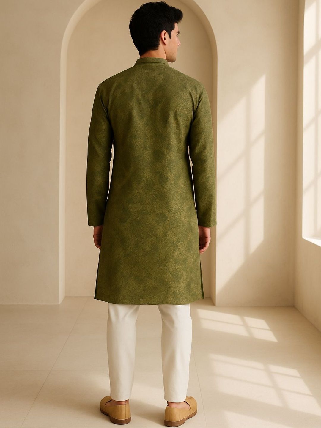 Men Regular Pure Cotton Kurta with Pyjamas