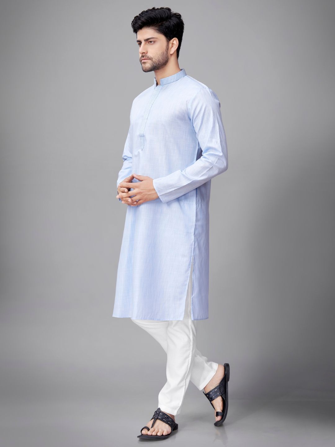 Men Striped Kurta