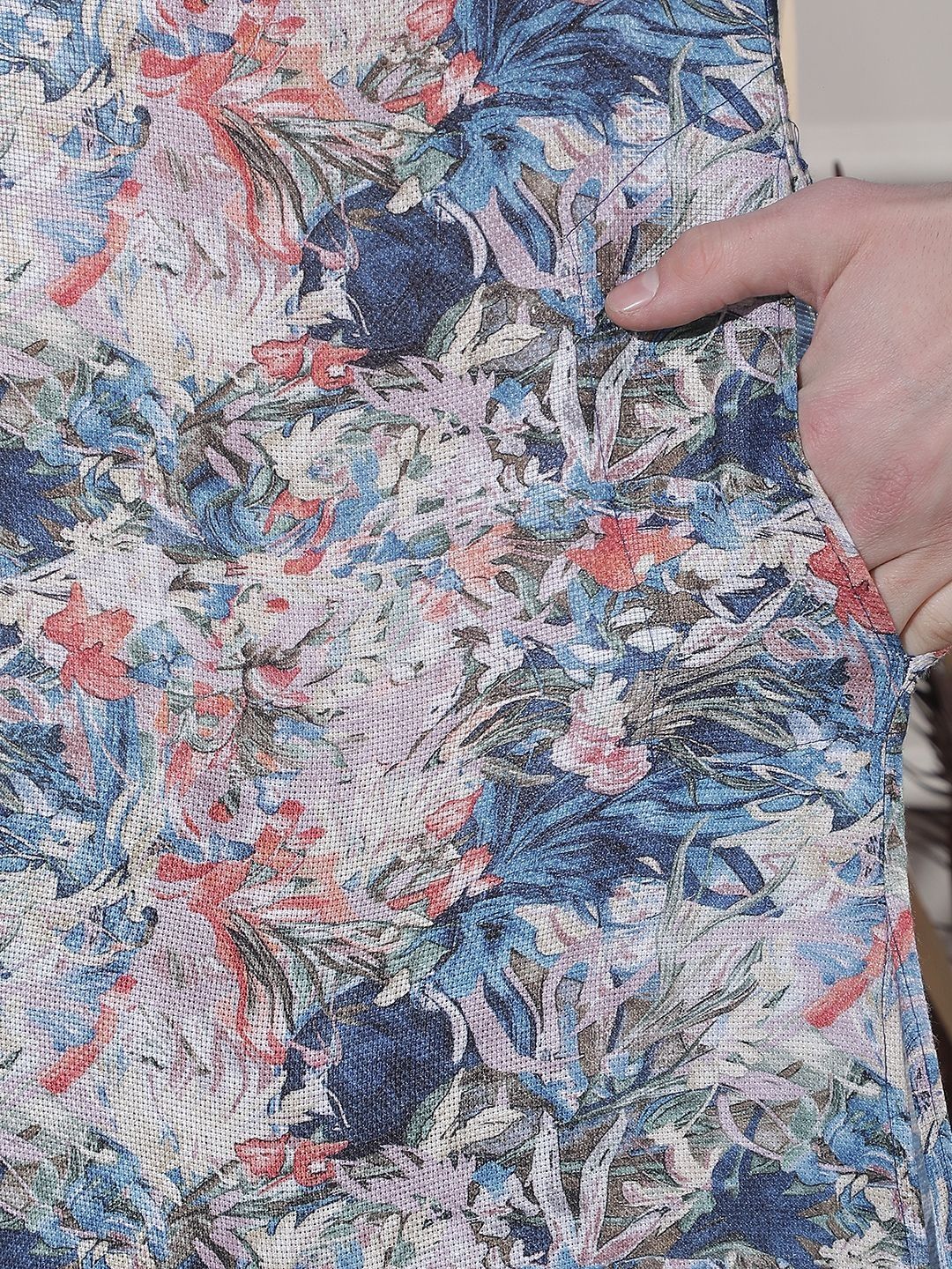 Men Floral Printed Kurta