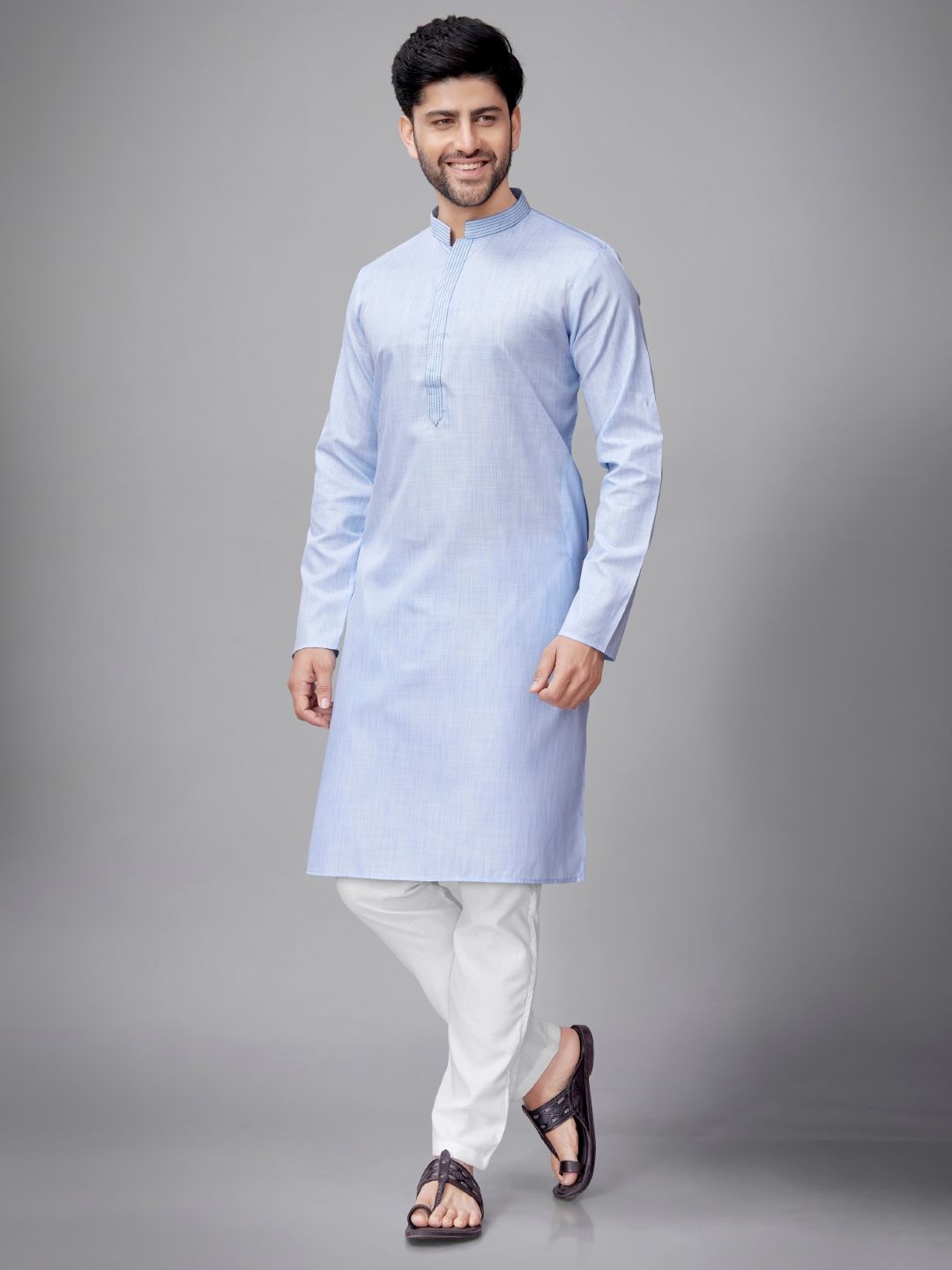 Men Striped Kurta