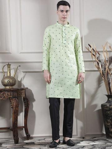 Men Ethnic Motifs Printed Regular Kurta with Trousers