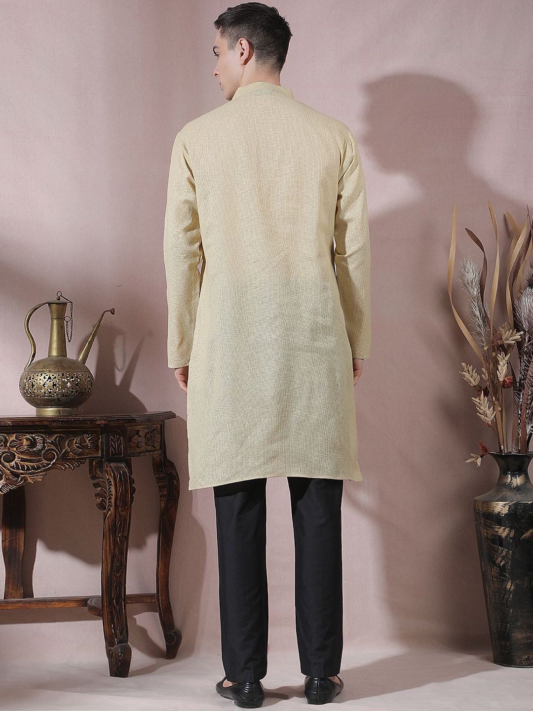 Men Regular Kurta with Trousers
