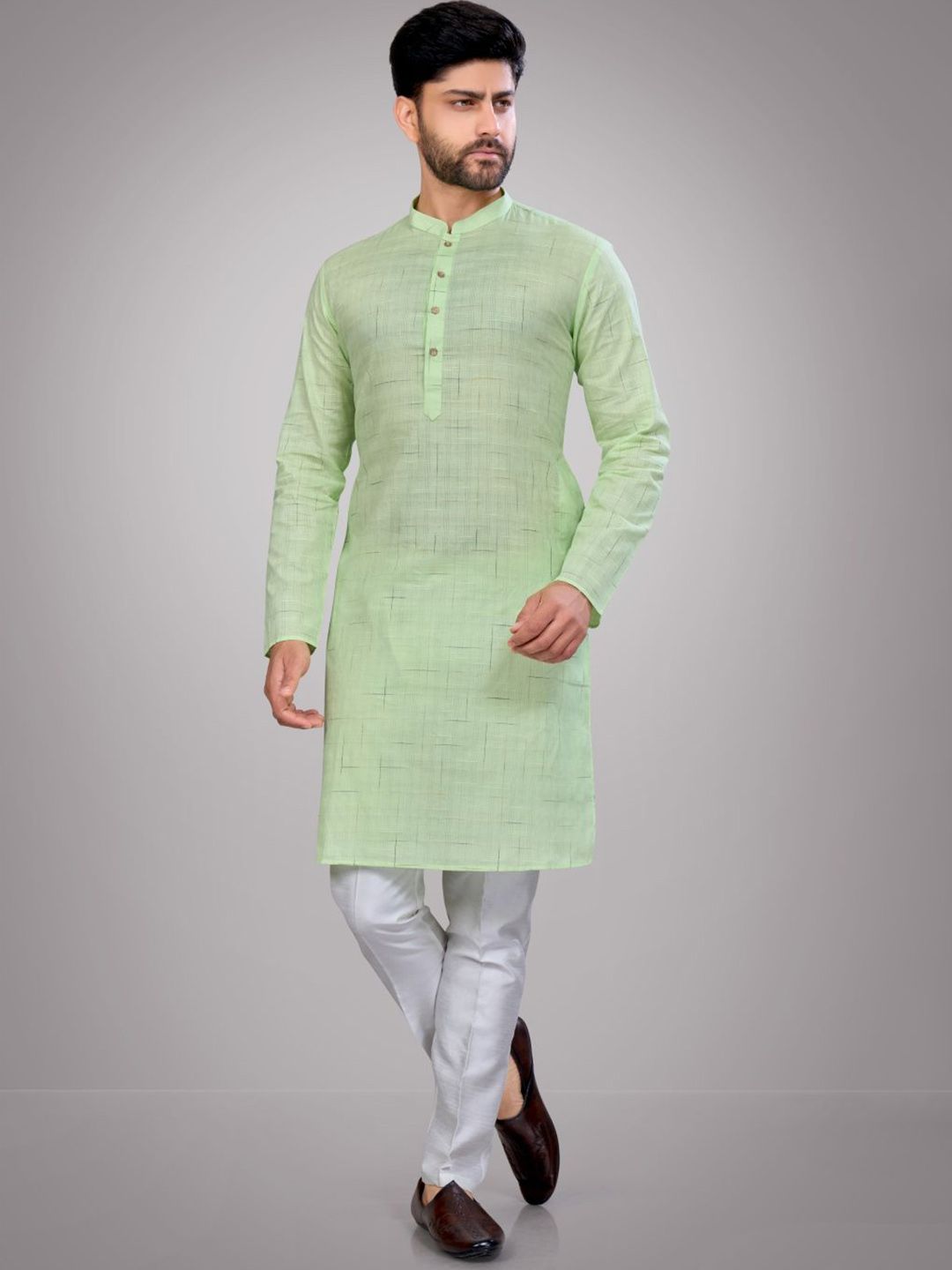 Self Design Straight Kurta & Pyjamas