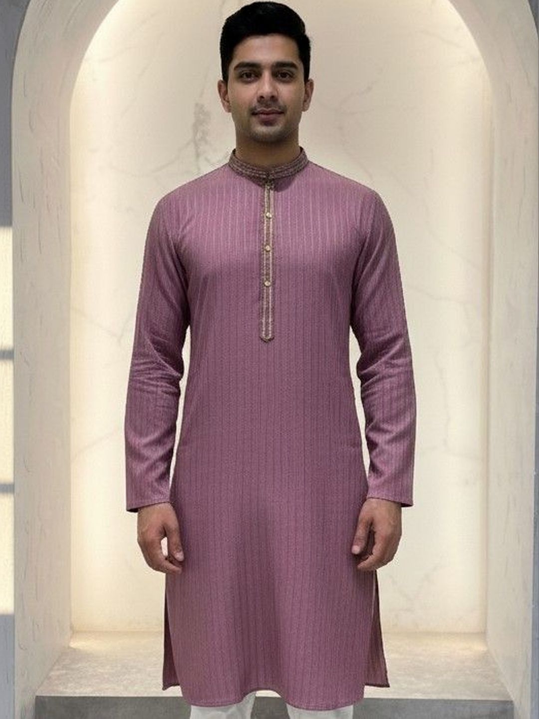 Men Thread Work Kurta