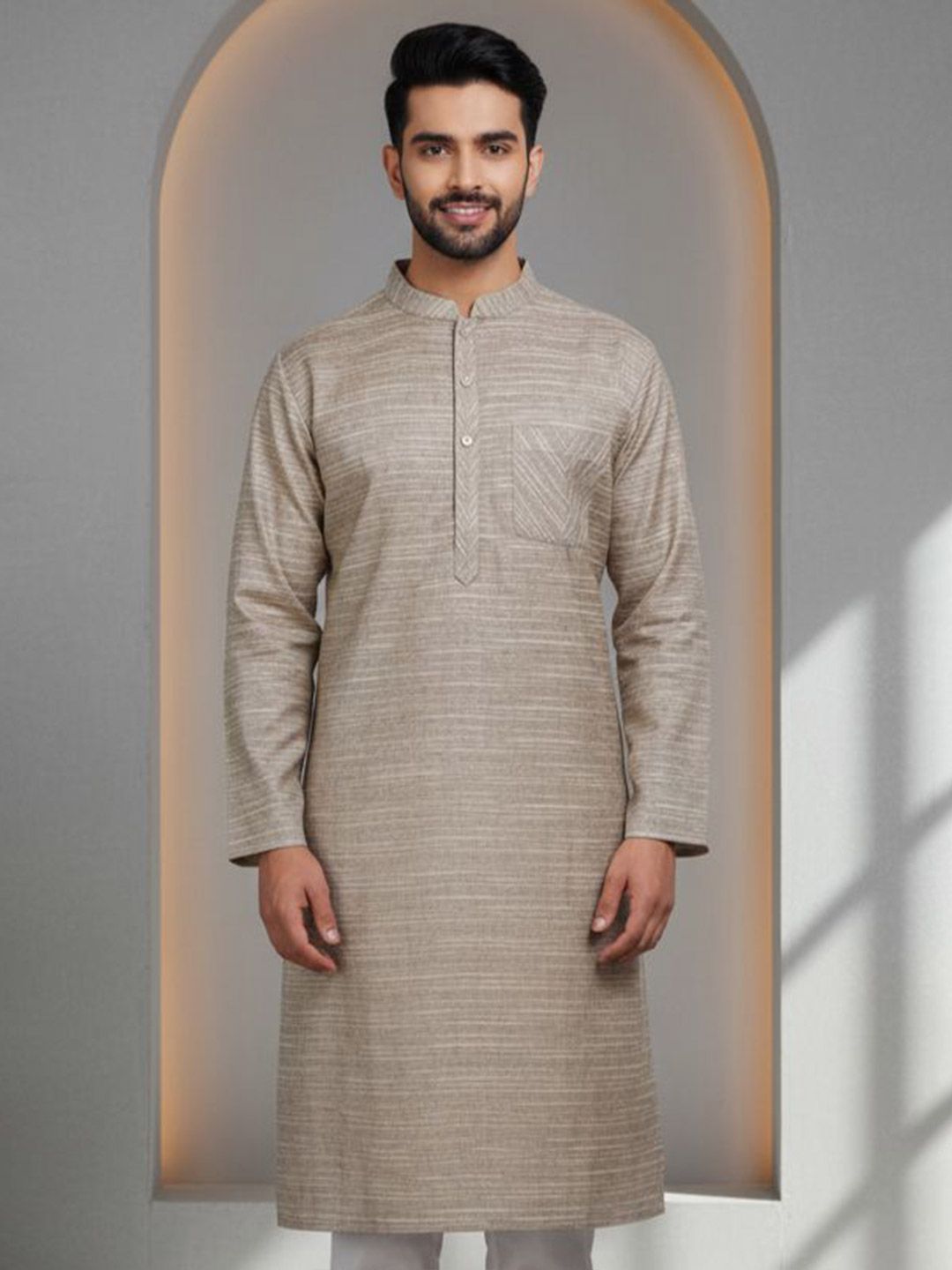 Men Thread Work Kurta