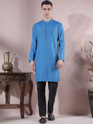 Men Regular Kurta with Trousers