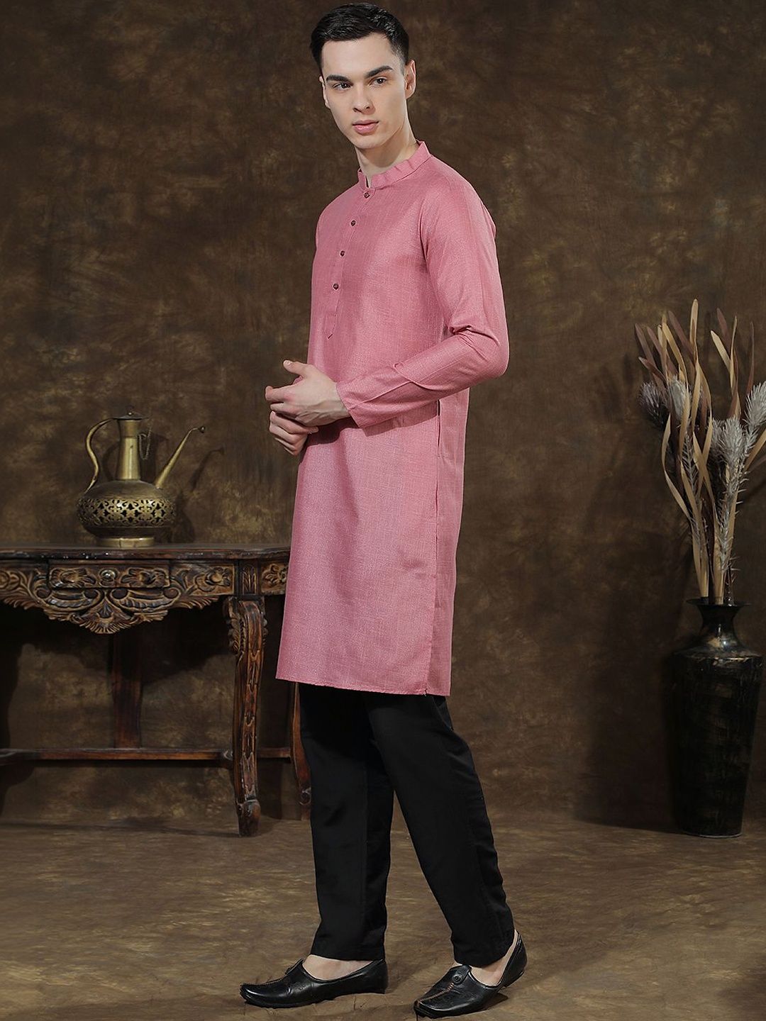 Men Khadi Khadi Kurta