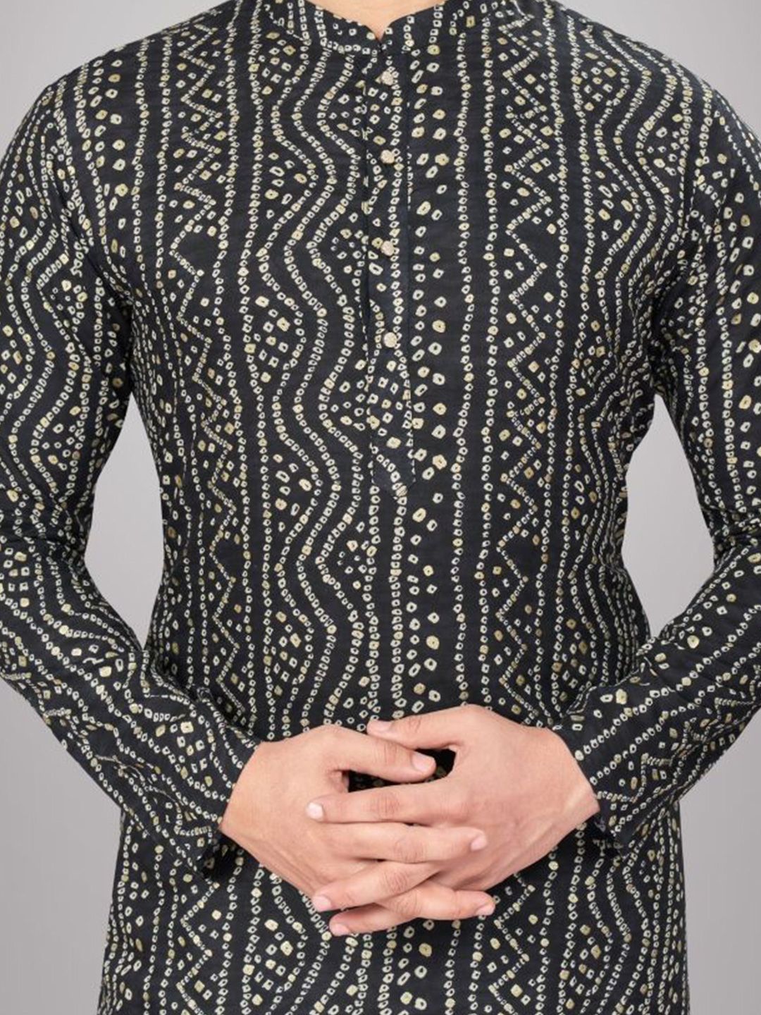Men Geometric Printed Kurta