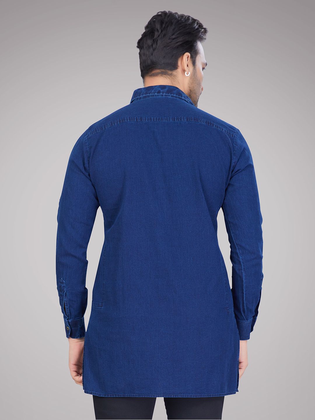 Men Shirt Collar Kurta