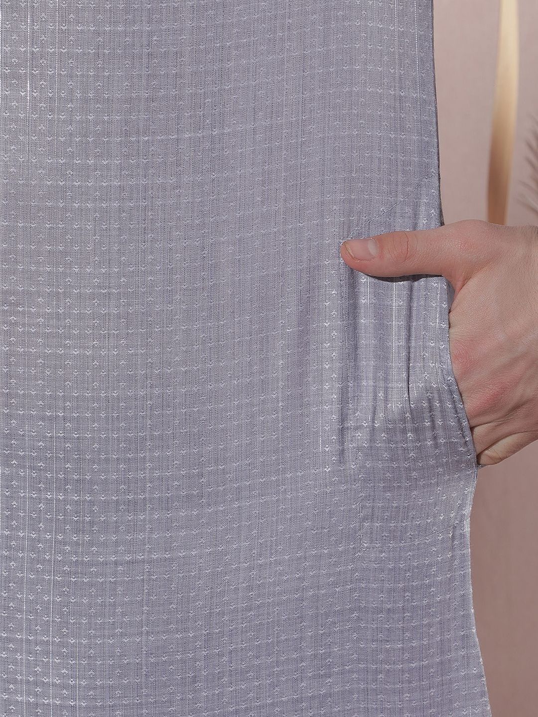 Men Regular Linen Kurta with Pyjamas