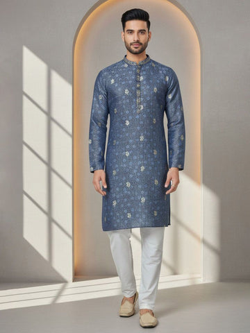 Men Thread Work Kurta