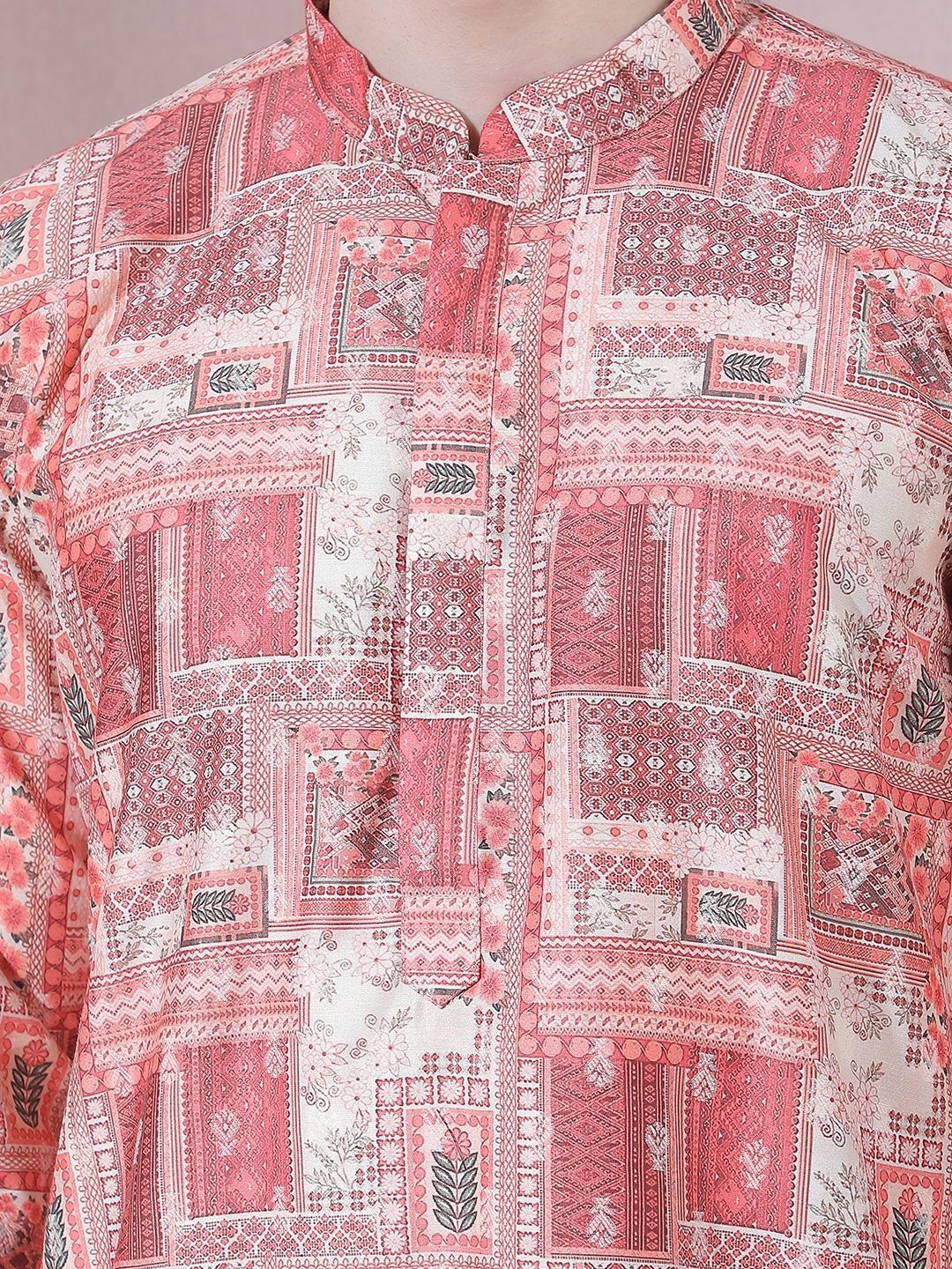 Men Jacquard Jacquard Kurta