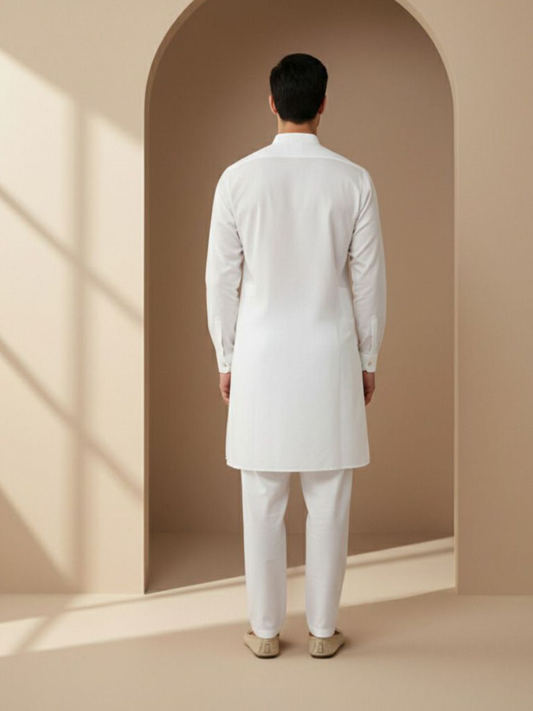 Men Mandarin Collar Kurta