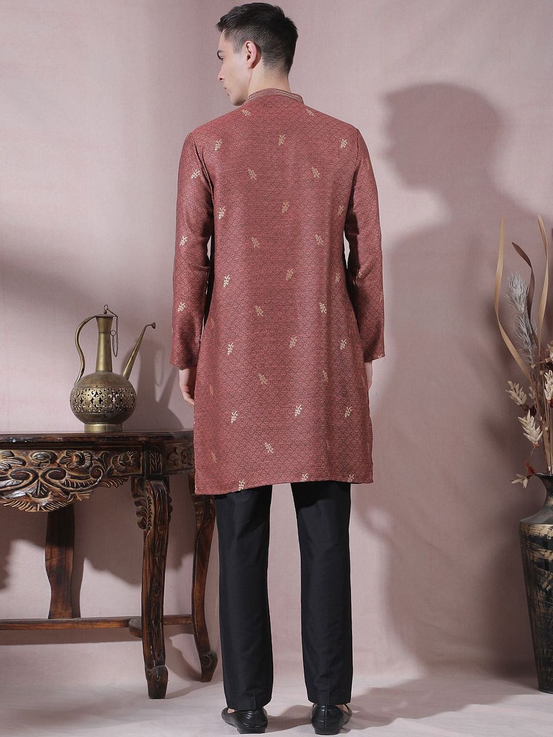 Men Regular Kurta with Trousers