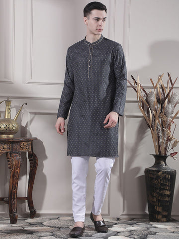 Men Ethnic Motifs Printed Regular Kurta with Trousers
