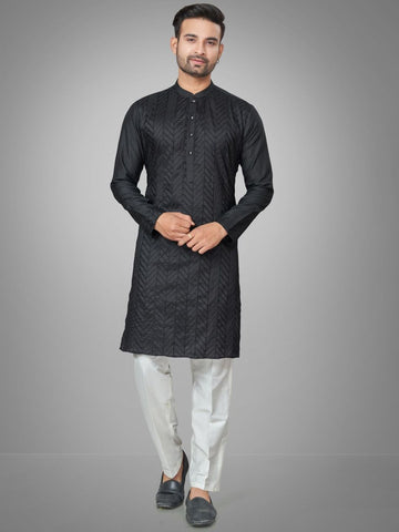 Men Regular Kurta with Pyjama