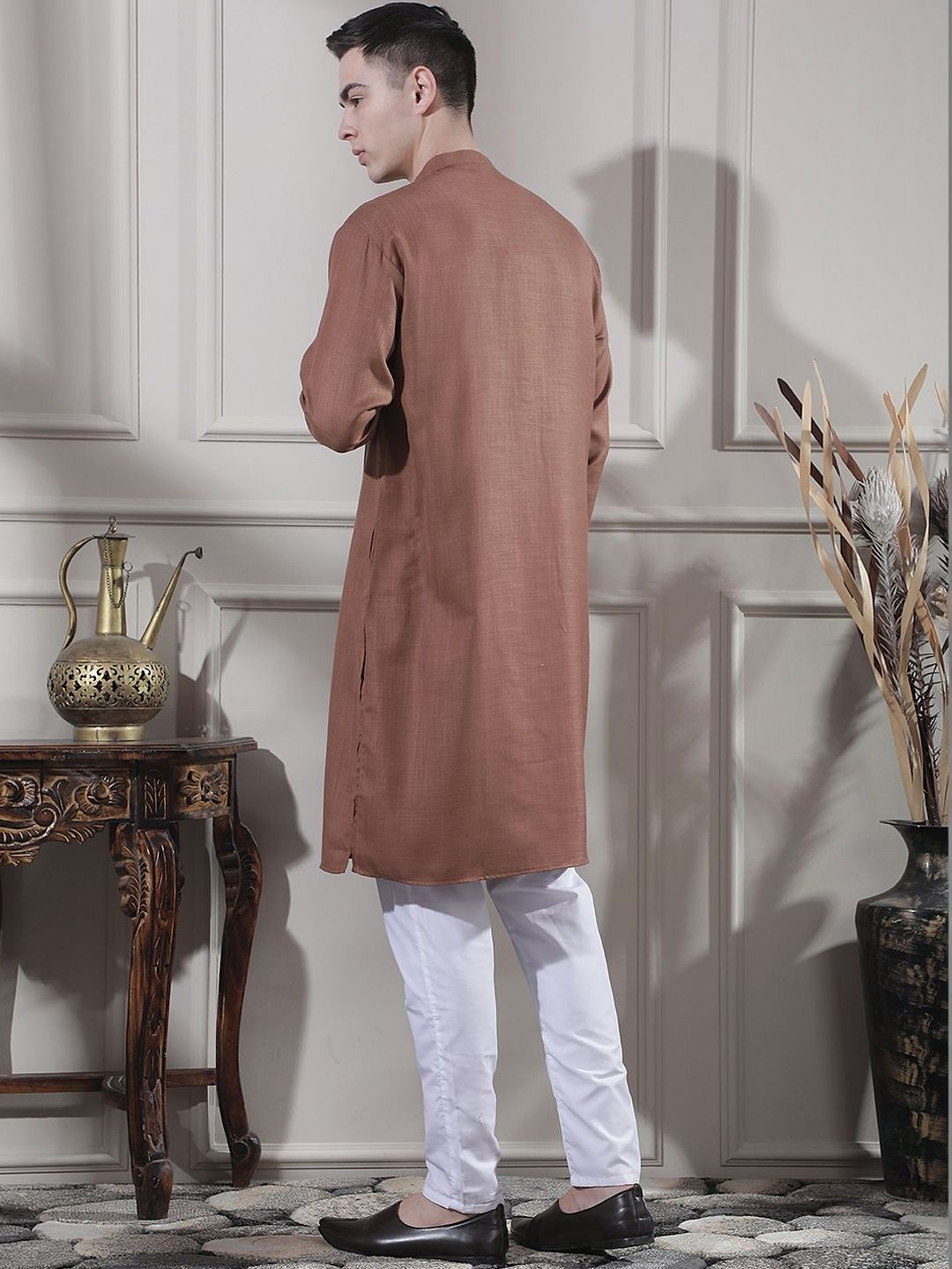 Men Regular Kurta with Churidar