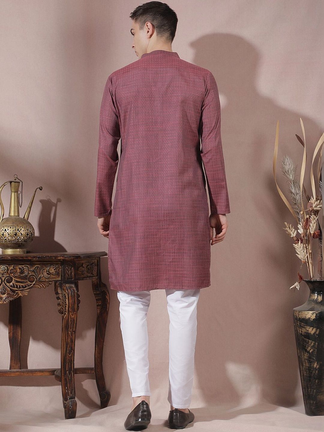 Men Regular Kurta with Trousers