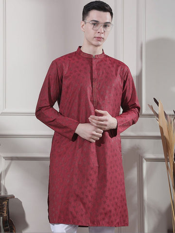 Men Jacquard Jacquard Kurta