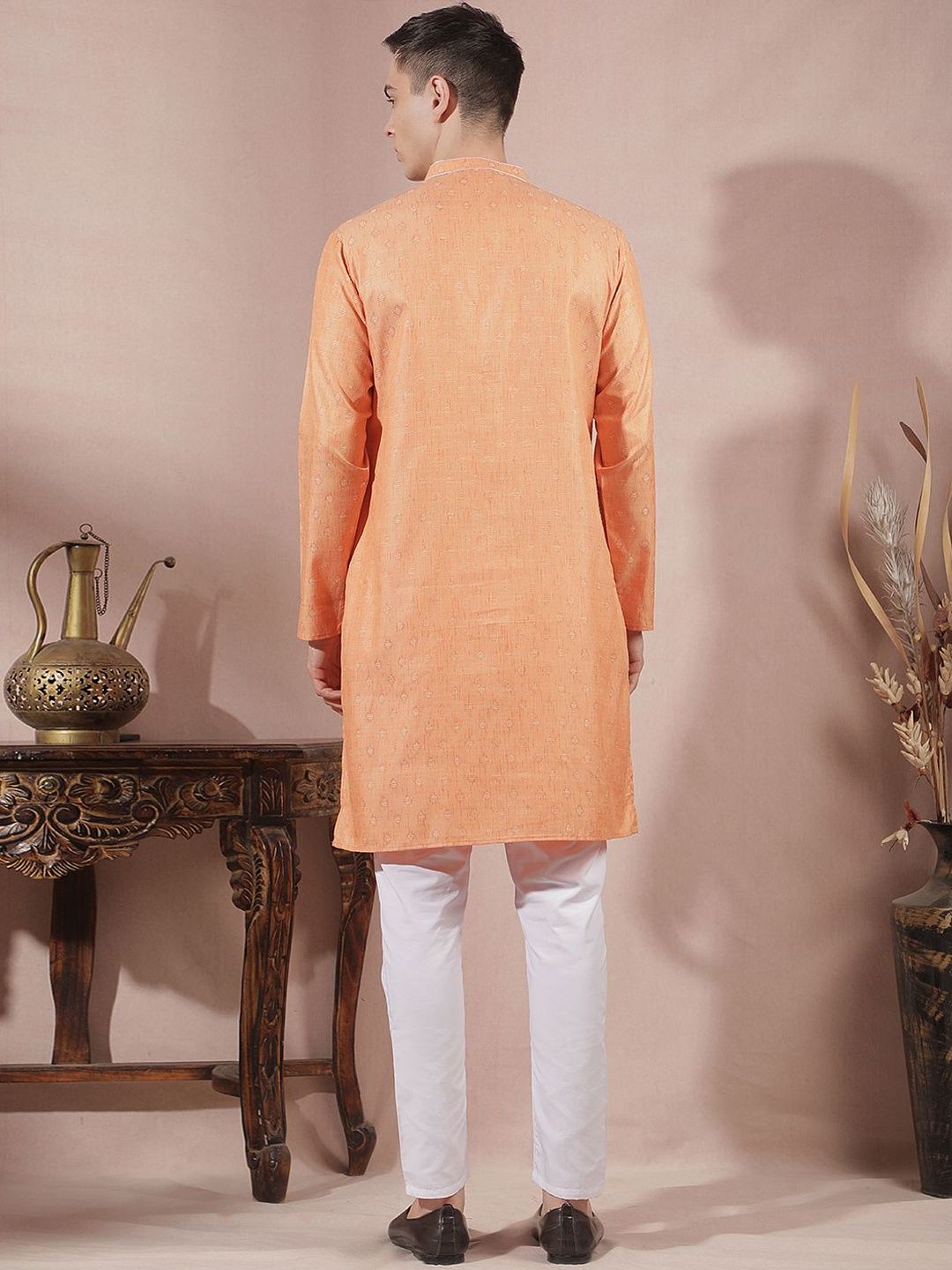 Men Ethnic Motifs Regular Kurta with Trousers