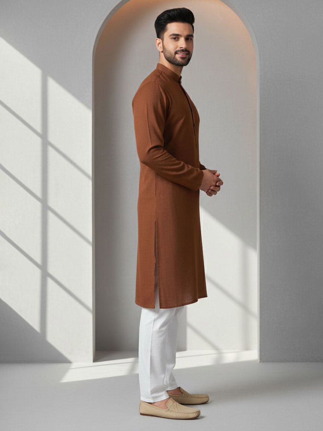 Men Thread Work Kurta