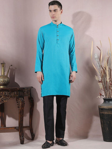 Men Regular Kurta with Trousers